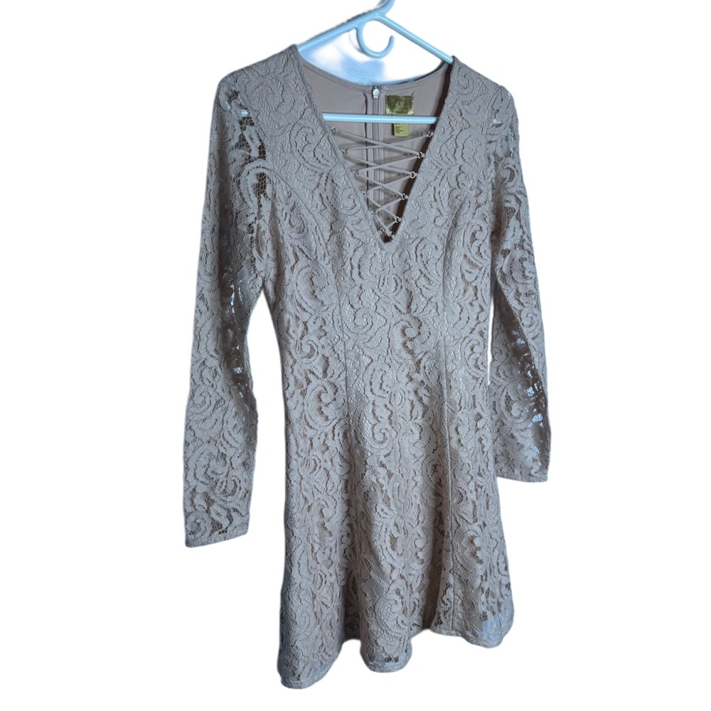 H&M Blush Lace Dress